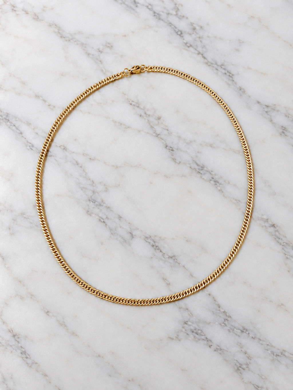 Gold Curb Chain