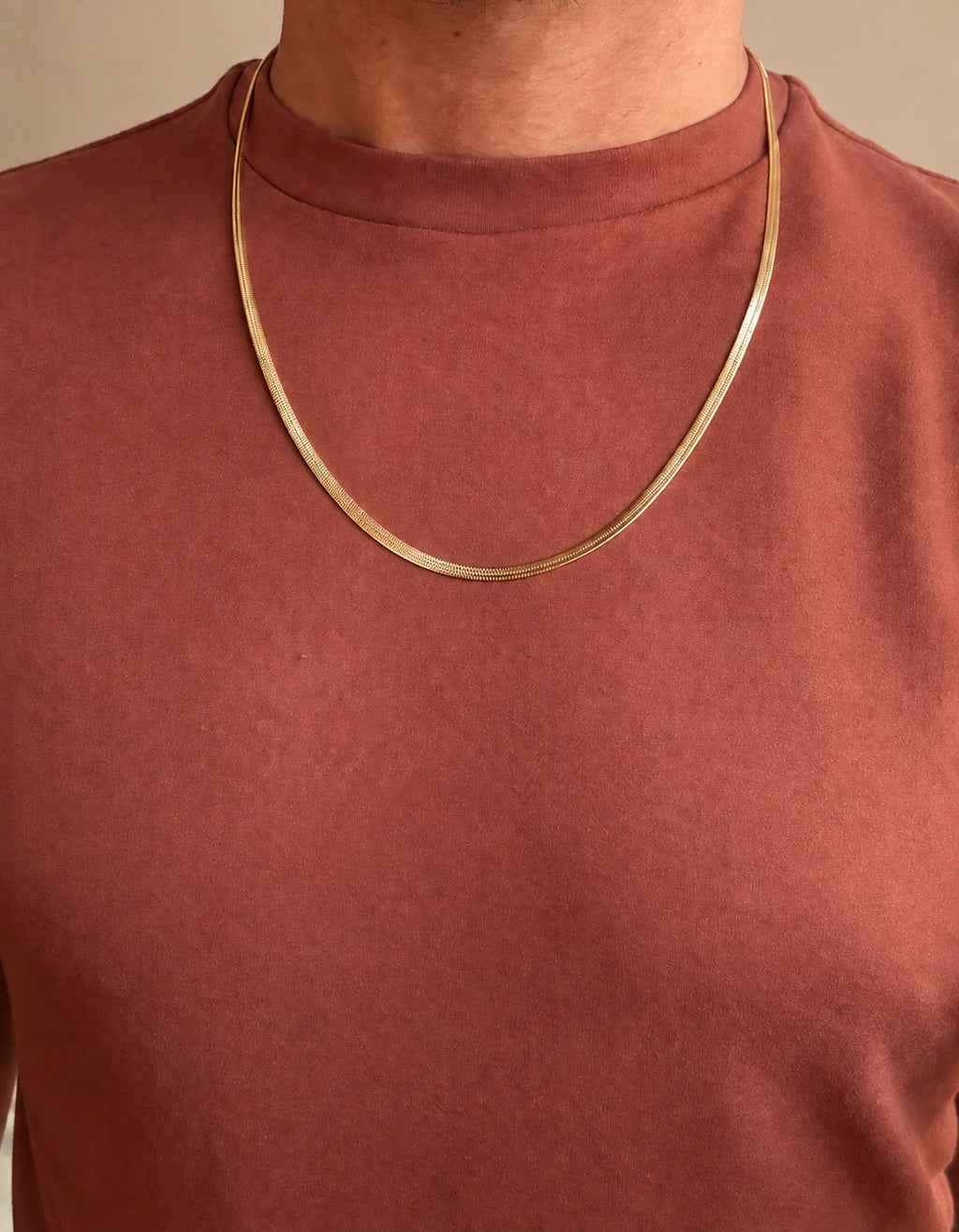 Gold Flat Chain