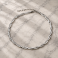 Silver Flat Intertwined Chain