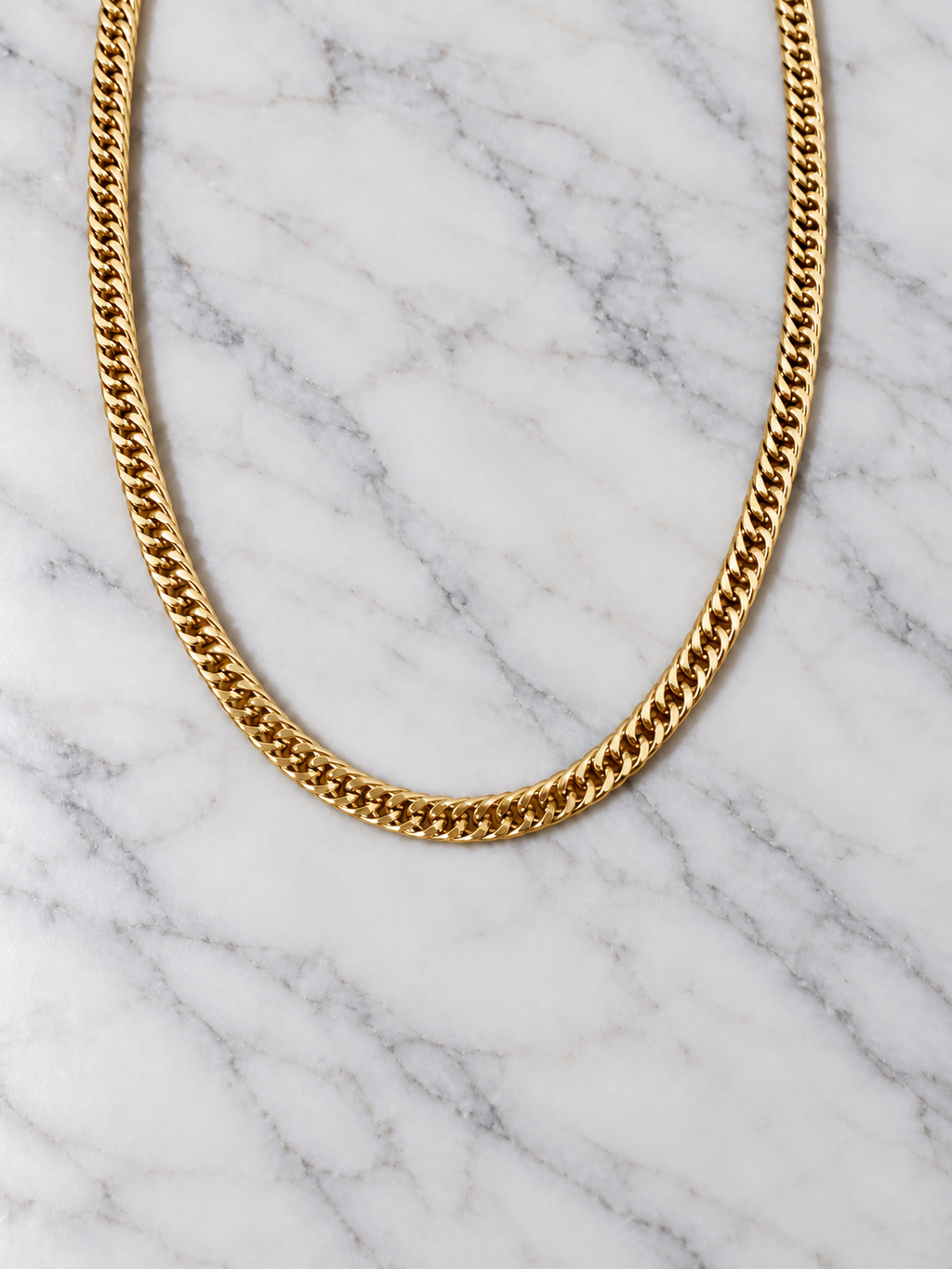 Gold Curb Chain