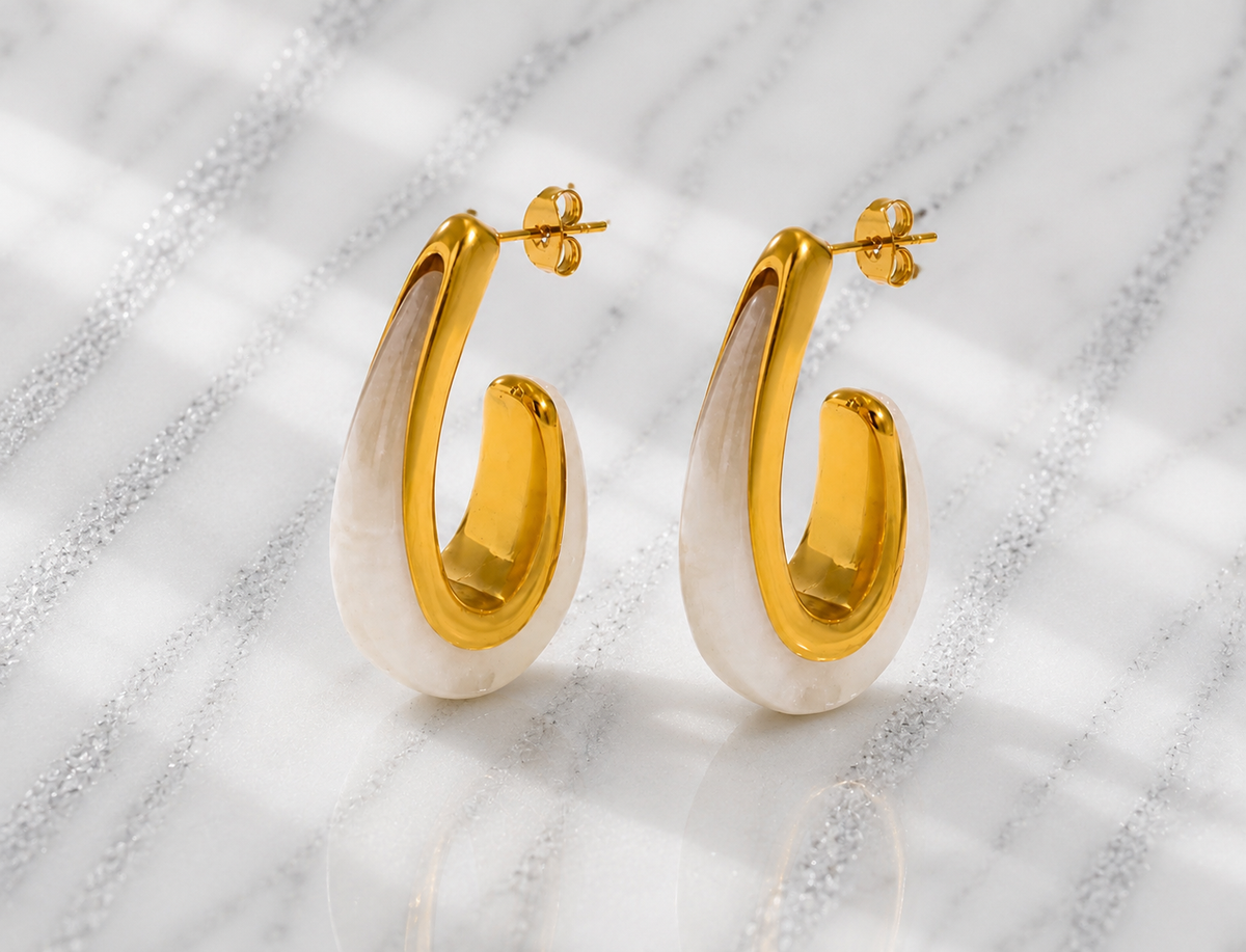 Teardrop Hoops