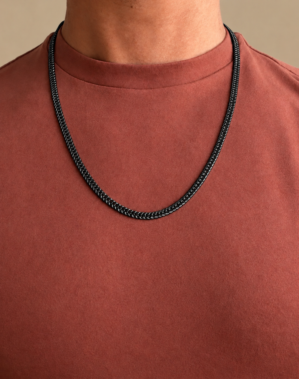 Black Curb Chain
