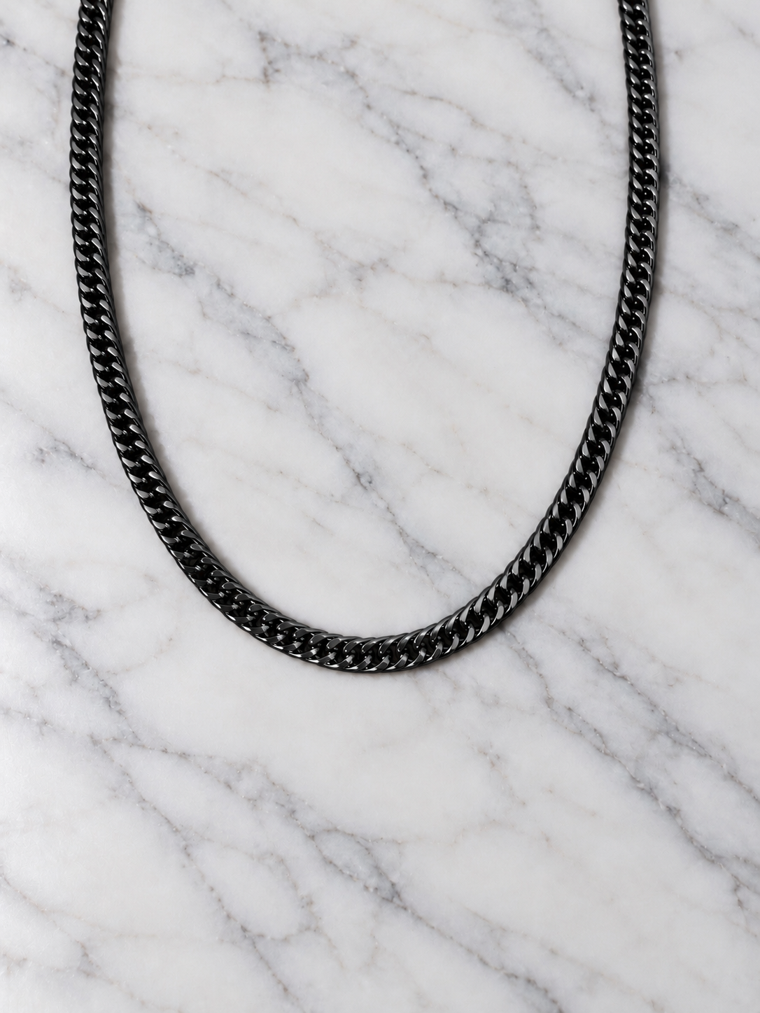 Black Curb Chain