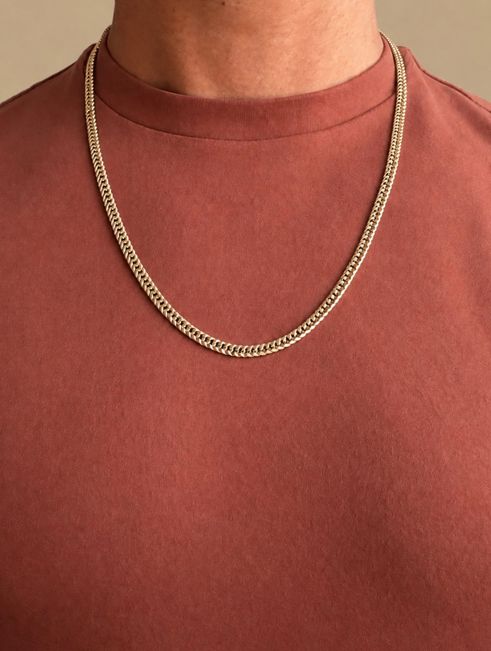 Gold Curb Chain