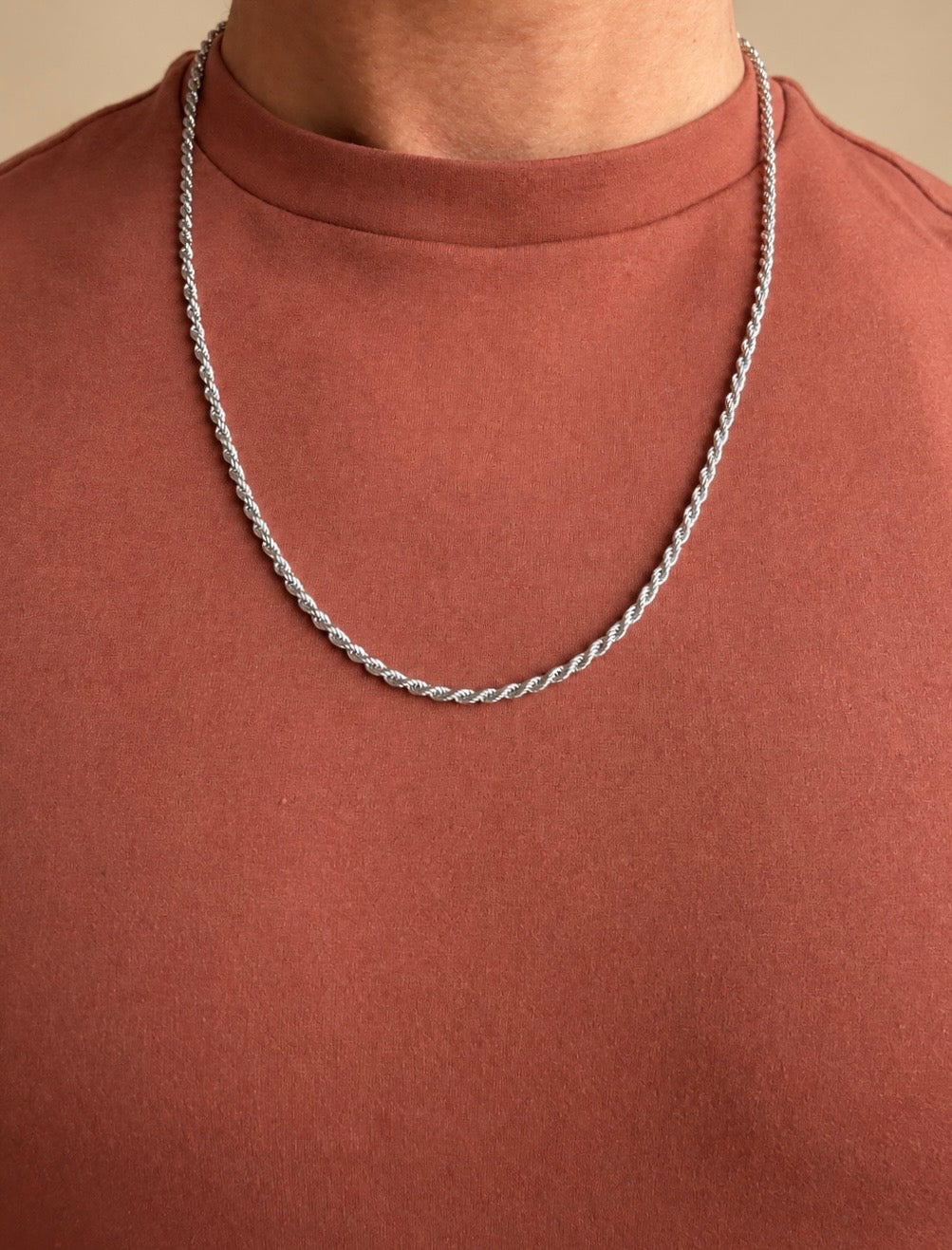 Silver Twisted Chain