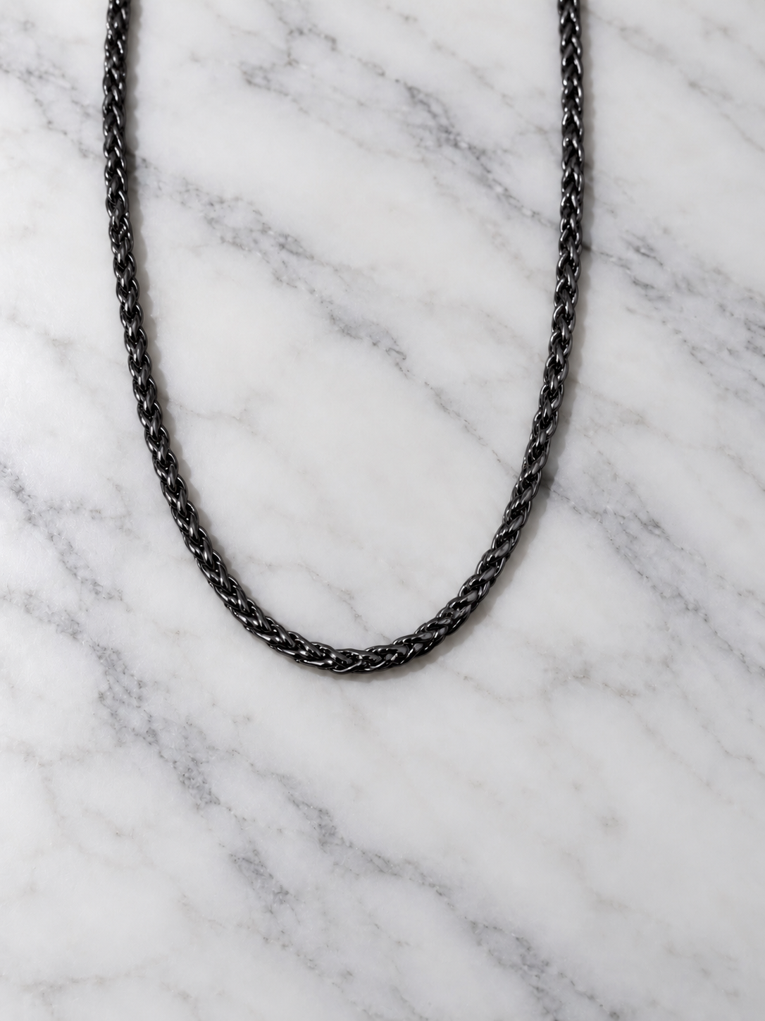 Black Braided Chain