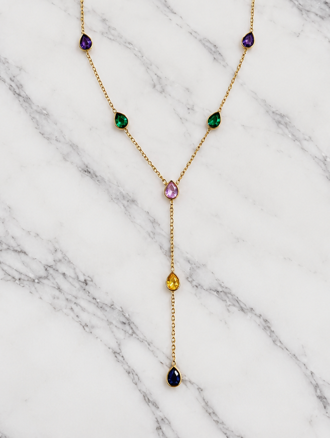 Multicoloured Teardrops