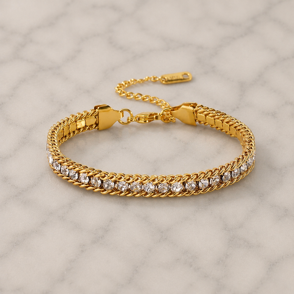 Modern Tennis Bracelet