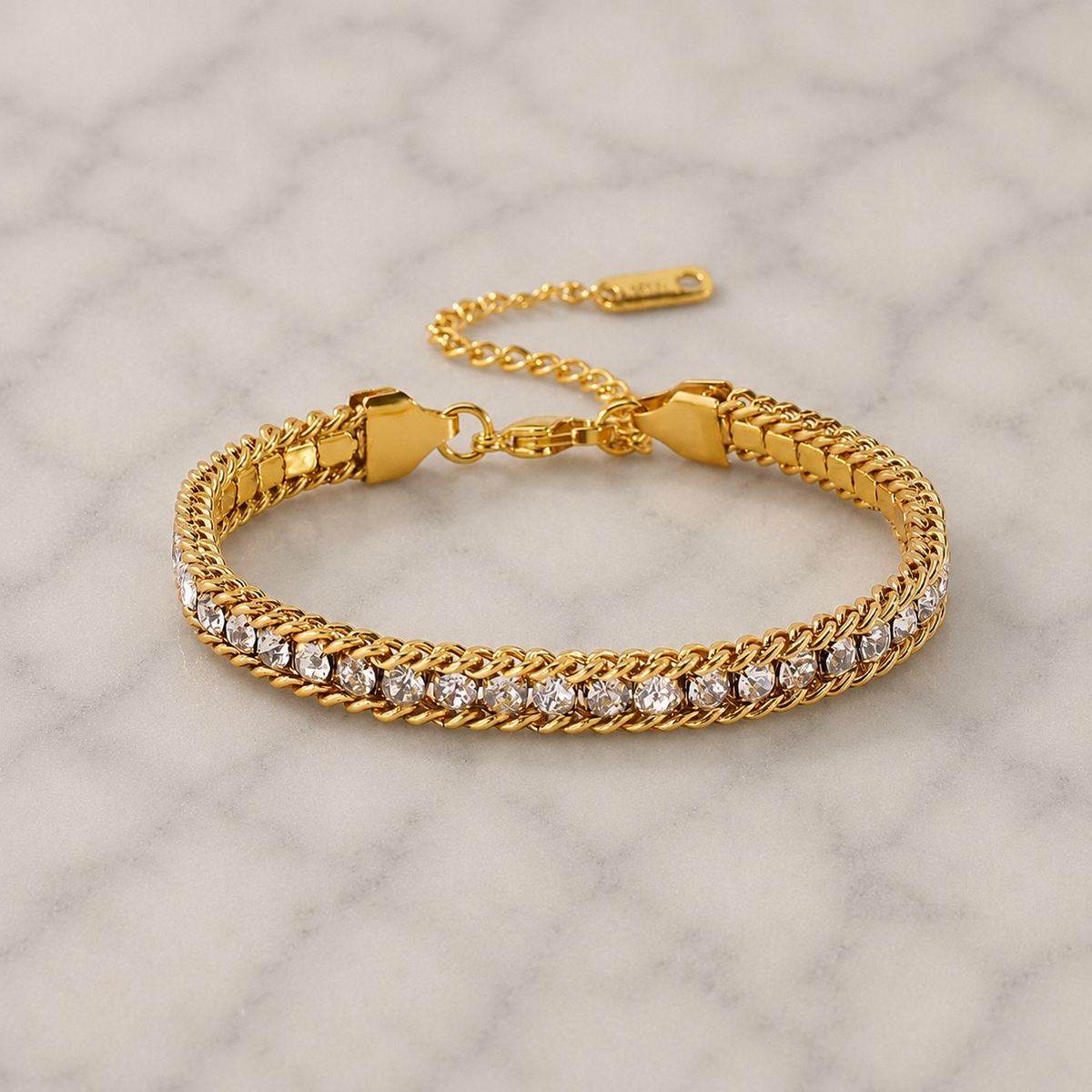 Modern Tennis Bracelet