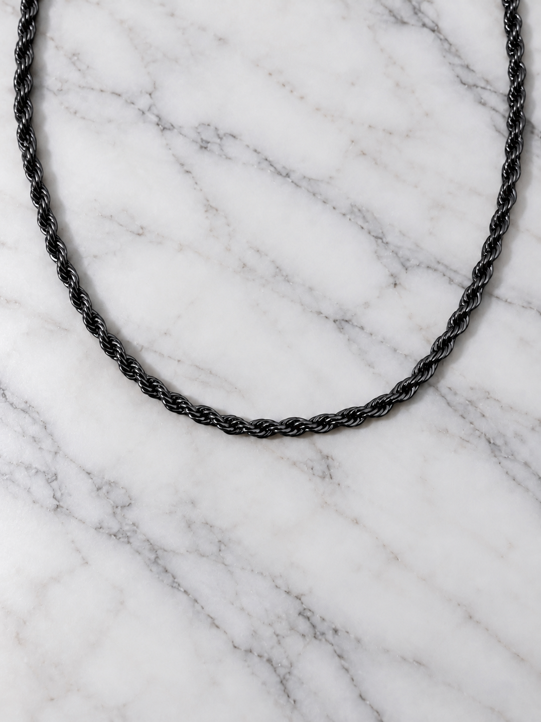 Black Twisted Chain